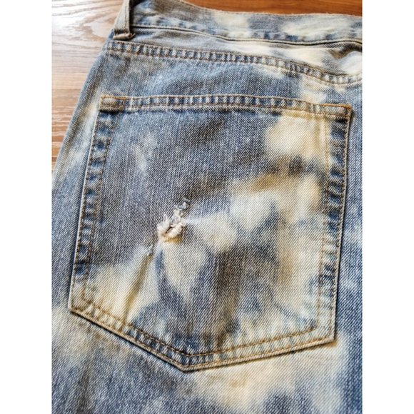 Croft & Barrow Jeans Custom Altered Reverse frosted Bleach tie-dye 36X30… - Picture 9 of 10